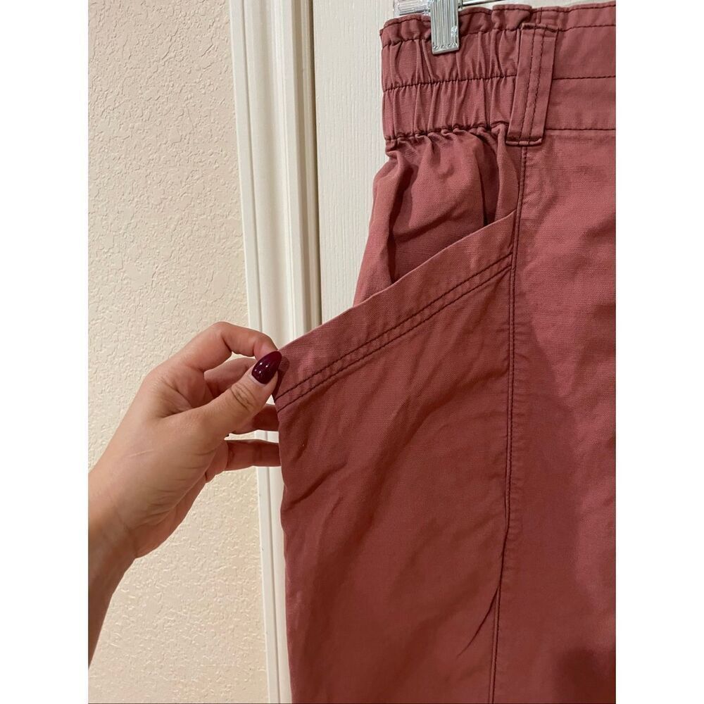 Free People Pants Womens Small Ready To Run Cinch Waist Baggy Pink - Picture 4 of 8